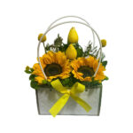 Arreglo Floral en Canasta