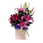 Arreglo Floral en Cajas Box + Lirios