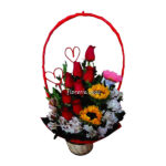 Arreglo Floral en Canasta