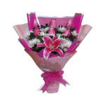 Arreglo Floral C/ Papeles Coreanos
