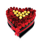 Detalle C/ Rosas Rojas + Chocolates en Caja Box