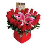Box Floral de Rosas