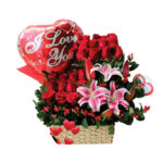 Arreglo Floral en Canasta