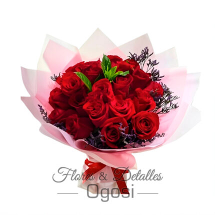Ramo Buchón de Rosas Rojas
