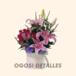 Arreglo Floral en Caja Box + Lirios