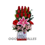Rosas Rojas en Caja Box