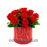 Rosas Rojas en Caja Box