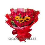 Arreglo Floral forma de Corazón